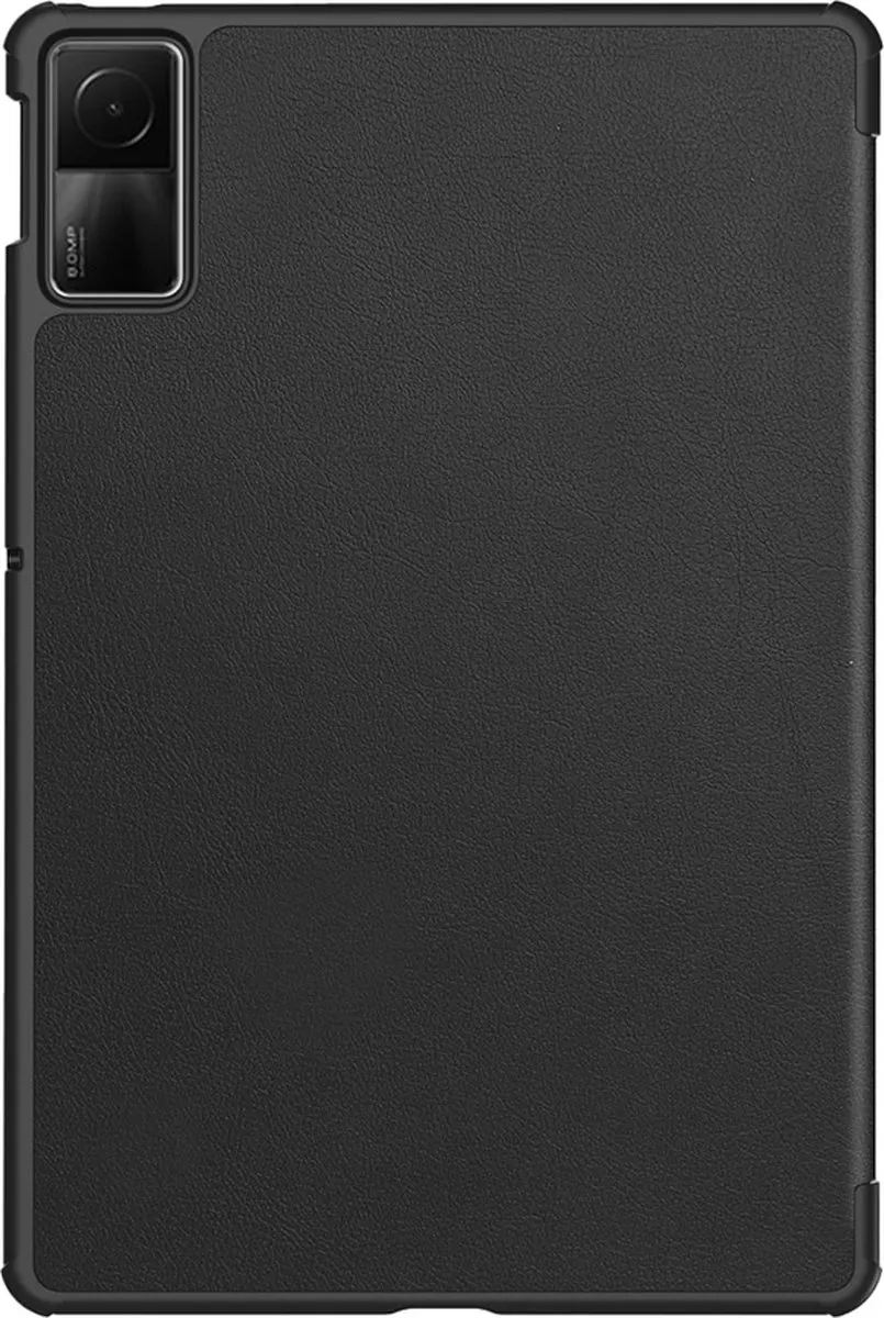 Xiaomi Redmi Pad SE Bookcase hoesje - Just in Case - Effen Zwart - Kunstleer