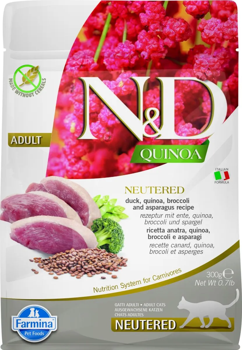 Farmina N&D Quinoa Adult Kat Urinary Eend 300g