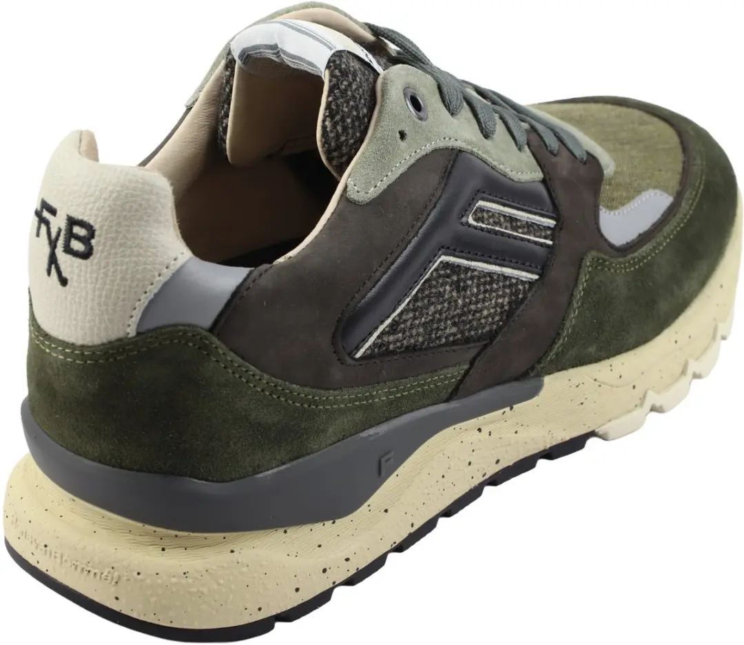 Floris van Bommel De Treener Sneakers - Groen - afbeelding 5 van 6
