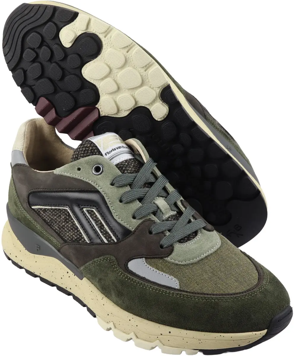 Floris van Bommel De Treener Sneakers - Groen - afbeelding 4 van 6