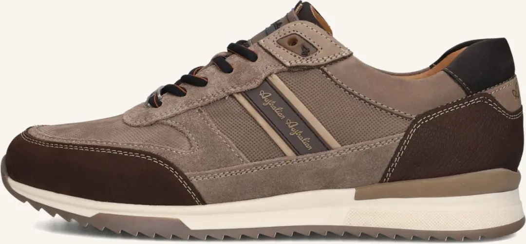 Australian Filmon Leren Sneakers - Taupe - 41 - afbeelding 4 van 6