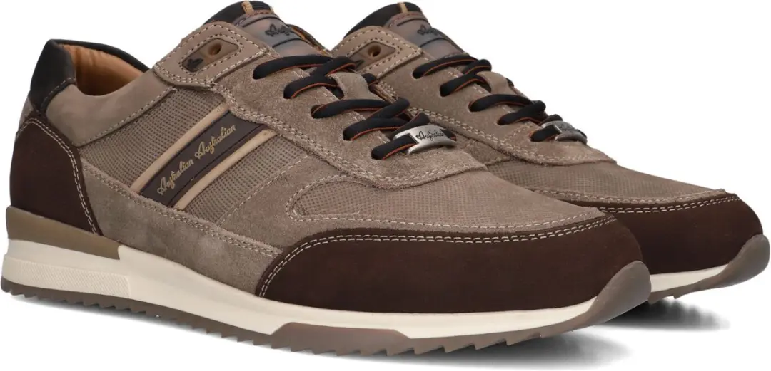 Australian Filmon Leren Sneakers - Taupe - 41 - afbeelding 2 van 6
