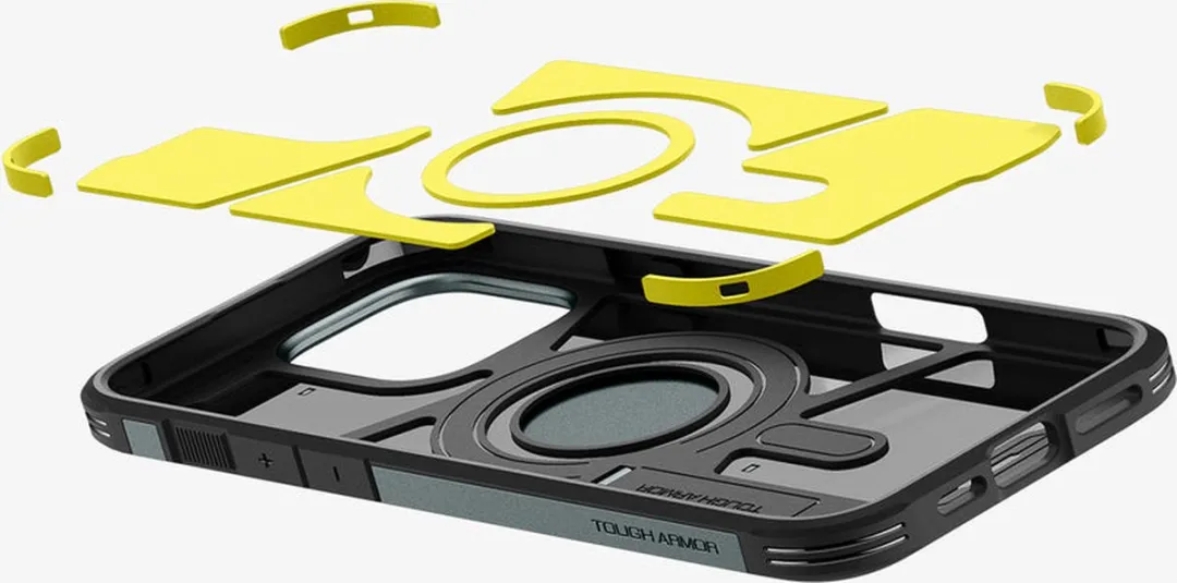 Spigen Tough Armor iPhone 16 Pro Hoesje - Groen - MagSafe