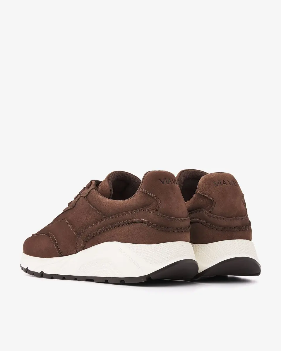 Via Vai Owen Jimmy Sneakers Heren - Nubuck - Bruin - Maat 46 - afbeelding 4 van 6