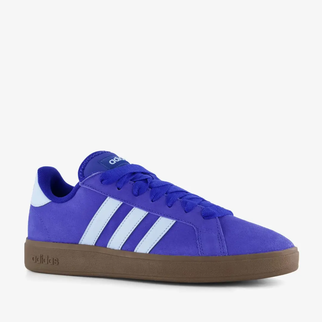 Adidas Grand Court Base 00S suède heren sneakers blauw