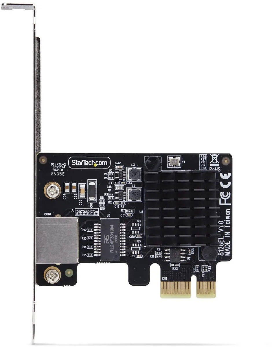 Startech PR15GR-NETWORK-CARD 5G PCIe Ethernet Adapter - Bicolore