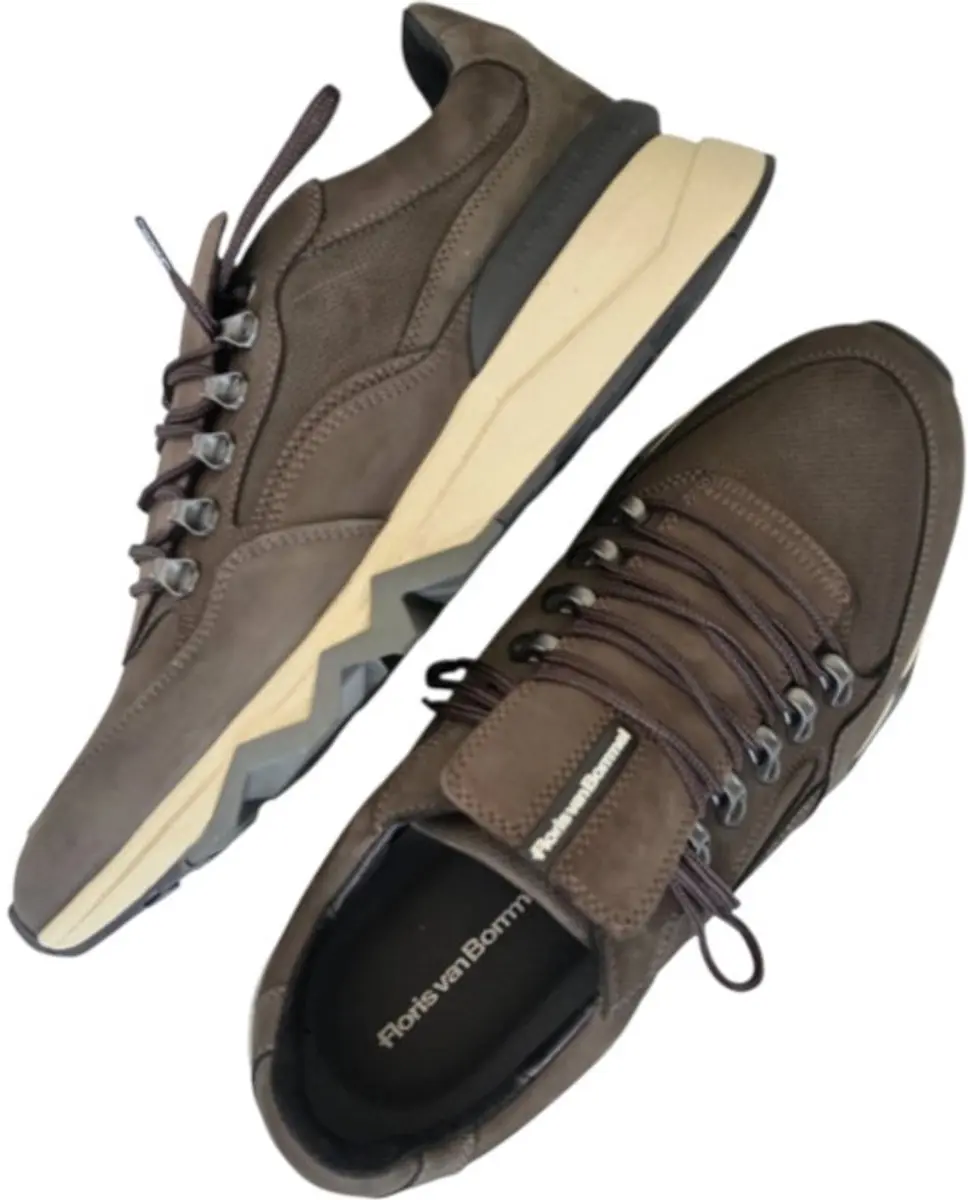 Floris van Bommel De Zager Sneakers - Nubuck - Bruin - afbeelding 5 van 6