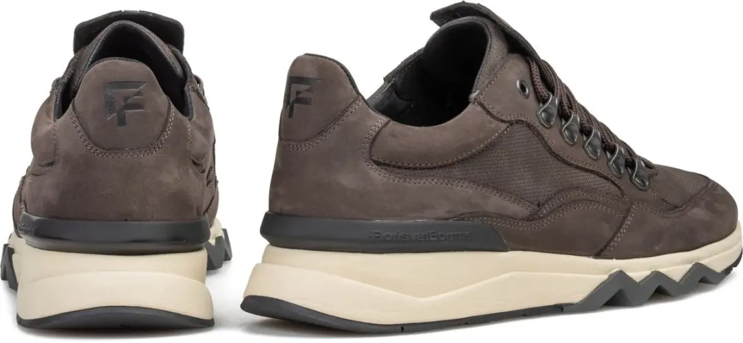 Floris van Bommel De Zager Sneakers - Nubuck - Bruin - afbeelding 3 van 6
