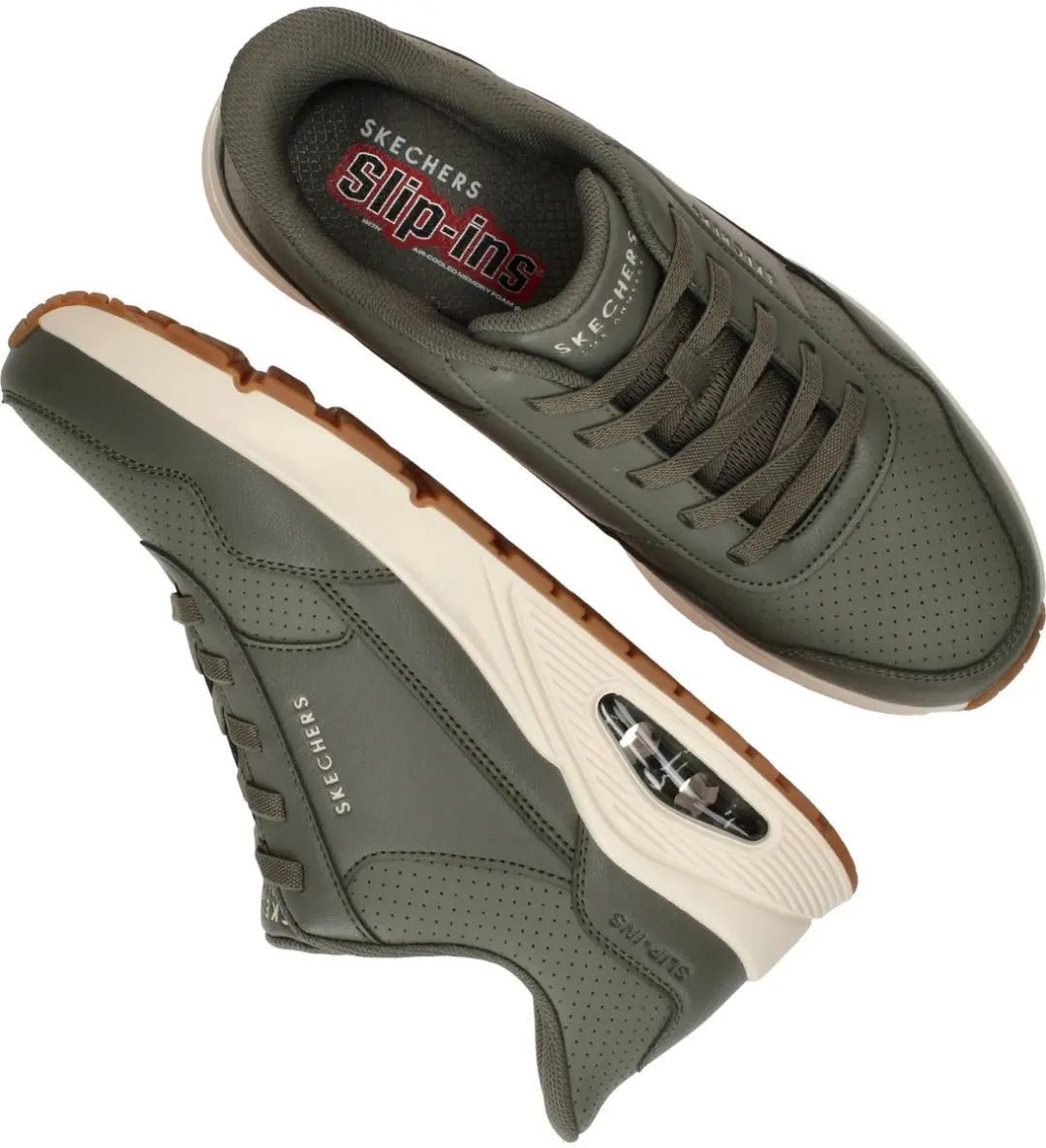 Skechers Uno Banksia Luxe heren instappers - afbeelding 3 van 6