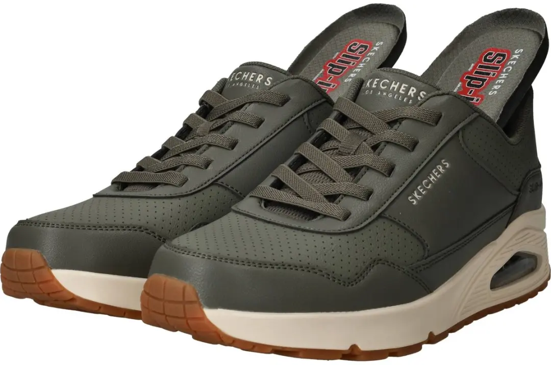 Skechers Uno Banksia Luxe heren instappers - afbeelding 6 van 6