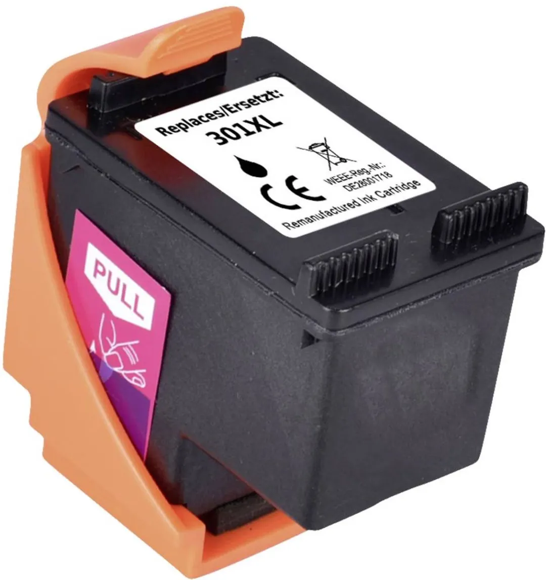 Renkforce RF-5655896 Inktcartridge - Zwart - Compatibel HP 301XL