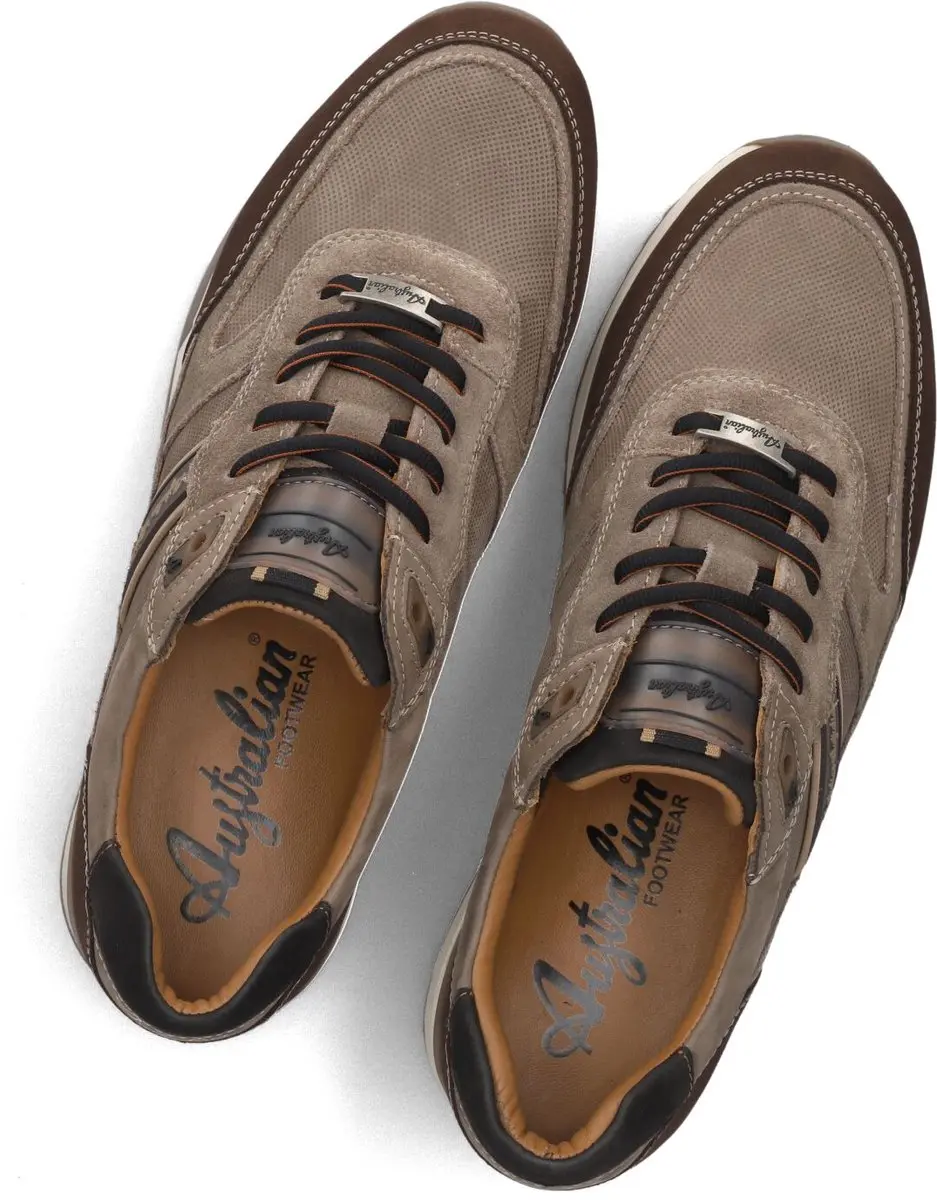 Australian Filmon Sneakers Leer - Taupe - 43 - afbeelding 4 van 6