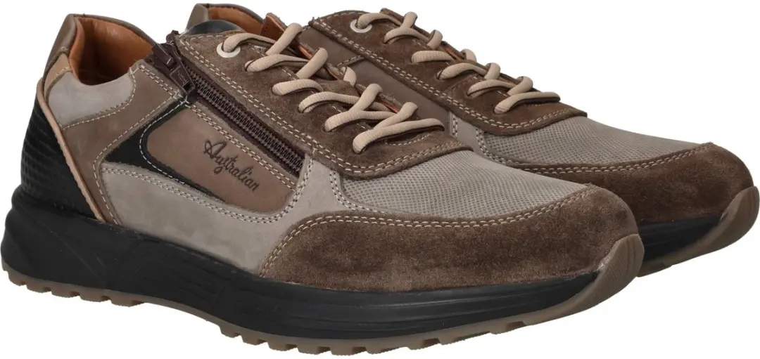 Australian Hawker Heren Sneakers - Grijs - Maat 47 - afbeelding 2 van 6
