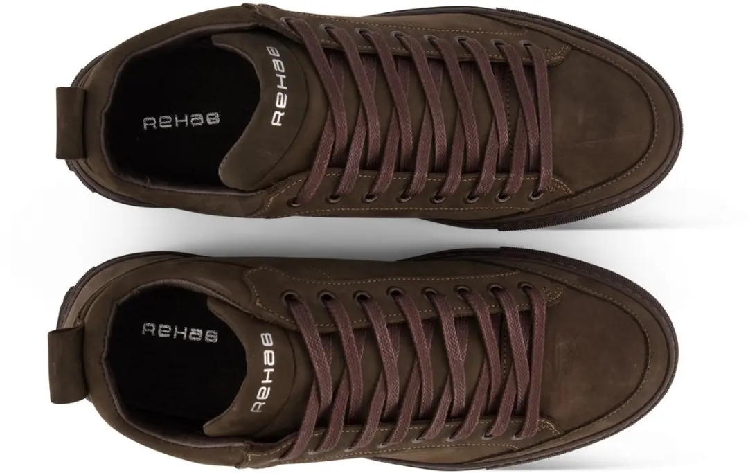 Rehab Craig Nub Sneakers - Bruin - afbeelding 6 van 6
