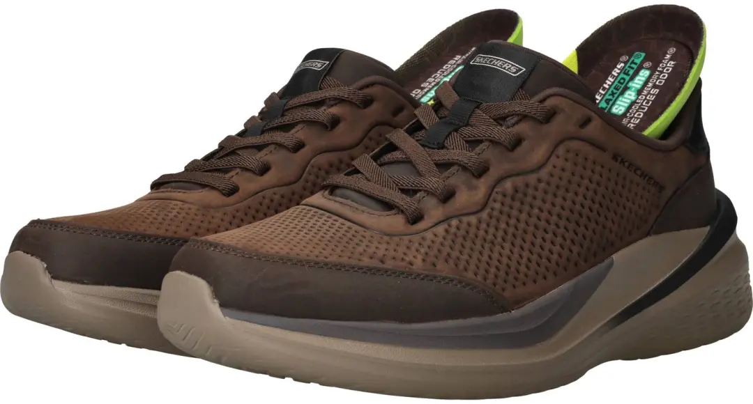 Skechers Slip-Ins Slade 2.0 Sneakers - Bruin - afbeelding 6 van 6
