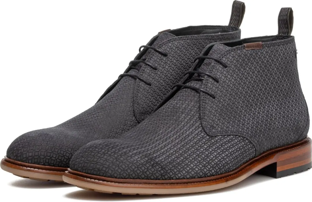 Floris van Bommel - DE NORMER 01.20 - Vrije tijd half-hoogHeren veterschoenHeren sneakers - Kleur: Zwart - Maat: 41.5 - afbeelding 2 van 6