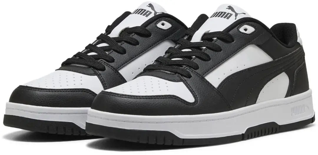 PUMA Rebound Slam Low Sneakers - Zwart/Wit - afbeelding 2 van 4