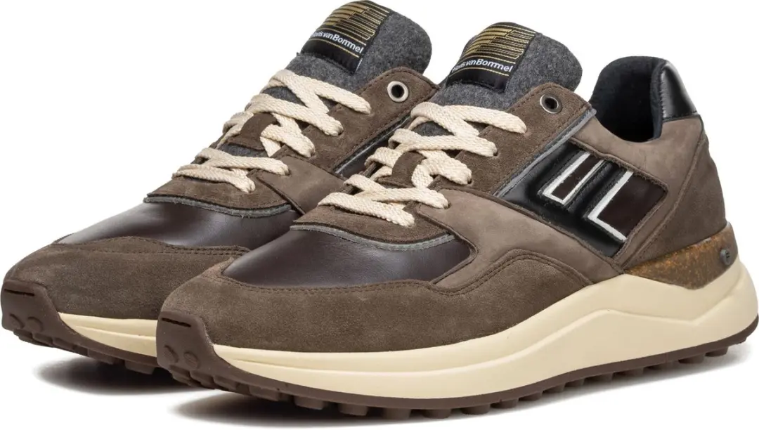 Floris van Bommel De Tikker Sneakers - Bruin - afbeelding 2 van 6