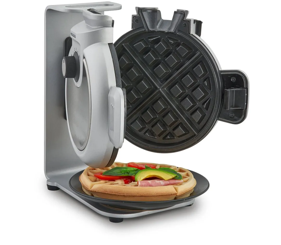 Caso WaffleUp Verticaal Wafelijzer 800W - Zilver