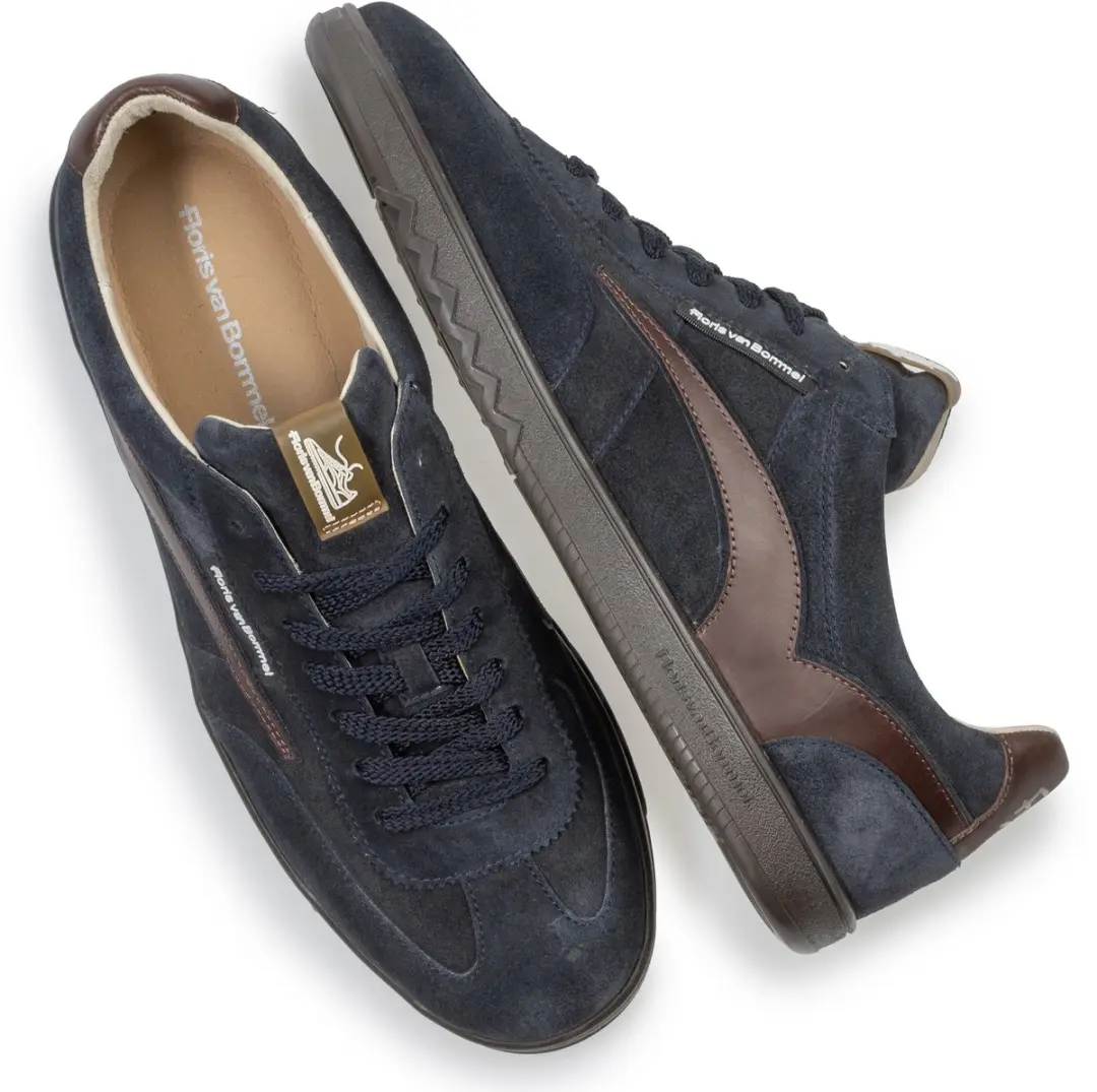 Floris van Bommel De Zaler Sneakers - Blauw - 43 - afbeelding 5 van 6