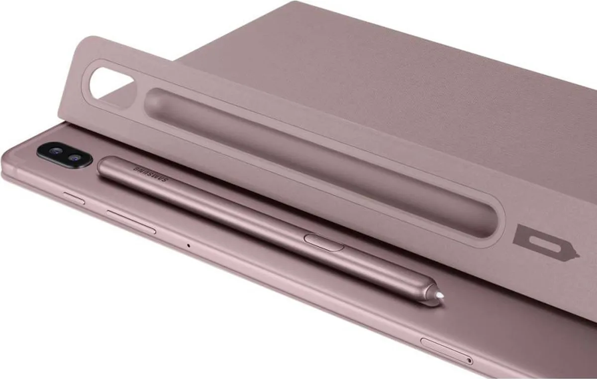 Samsung Galaxy Tab S6 Book Cover - Bruin - afbeelding 6 van 6