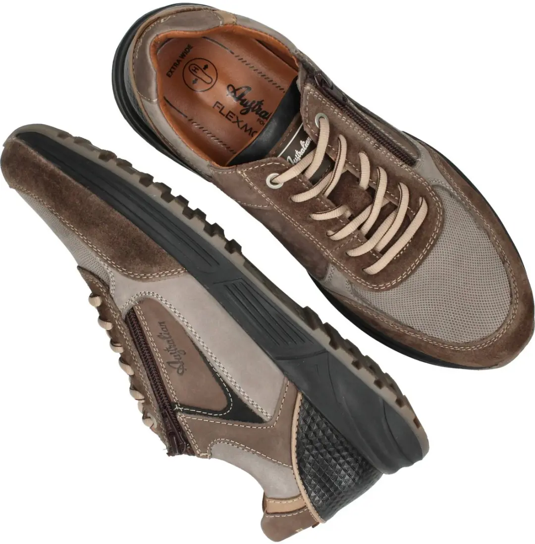 Australian Hawker Sneakers Heren - Grijs - 44 - afbeelding 3 van 6