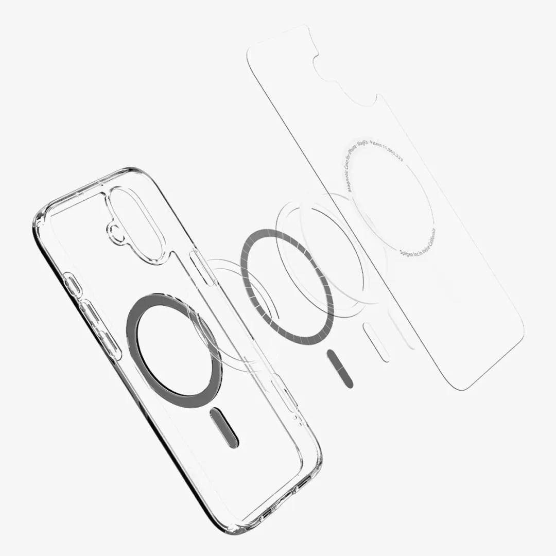 Spigen Ultra Hybrid MagSafe iPhone 16 Hoesje - 12160 - Transparant