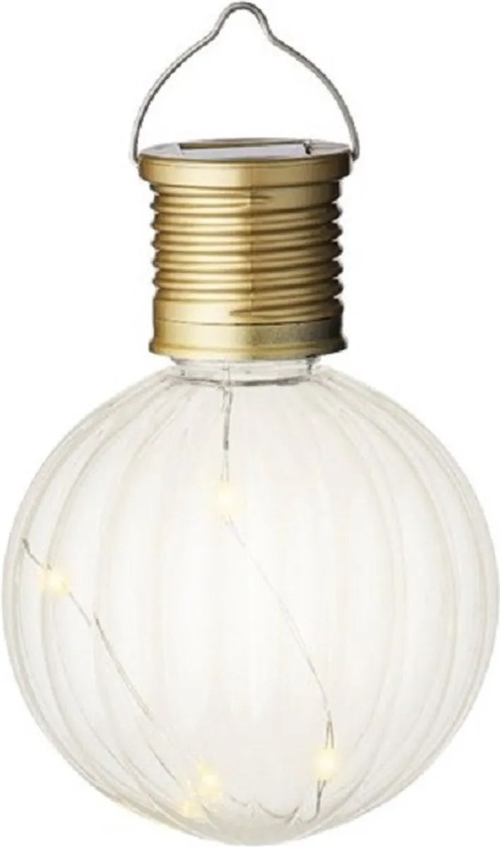 Lumineo LED Lampion Solar Tuinverlichting 11cm