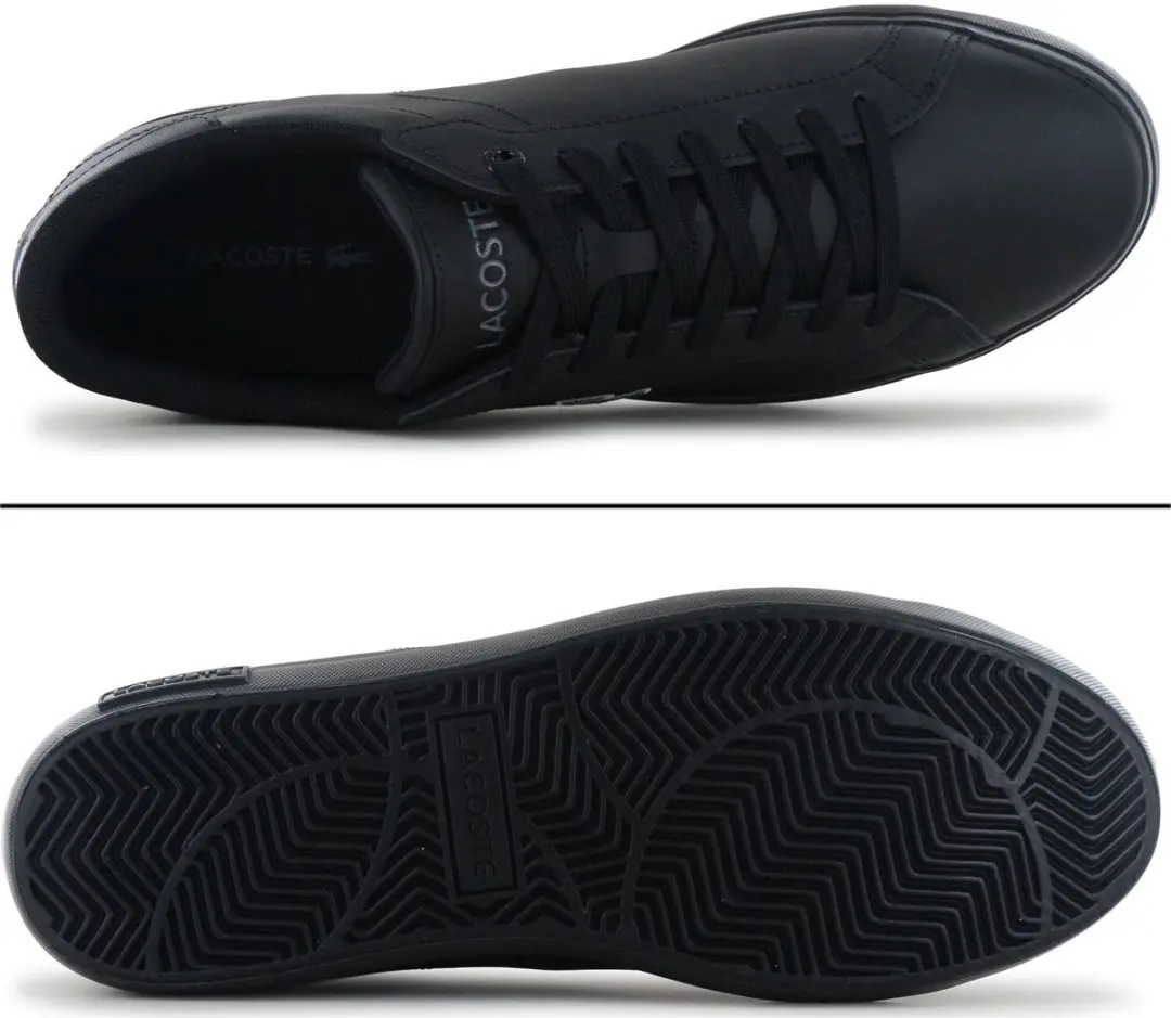 Lacoste Powercourt 125 Heren Sneakers - Zwart - afbeelding 5 van 6