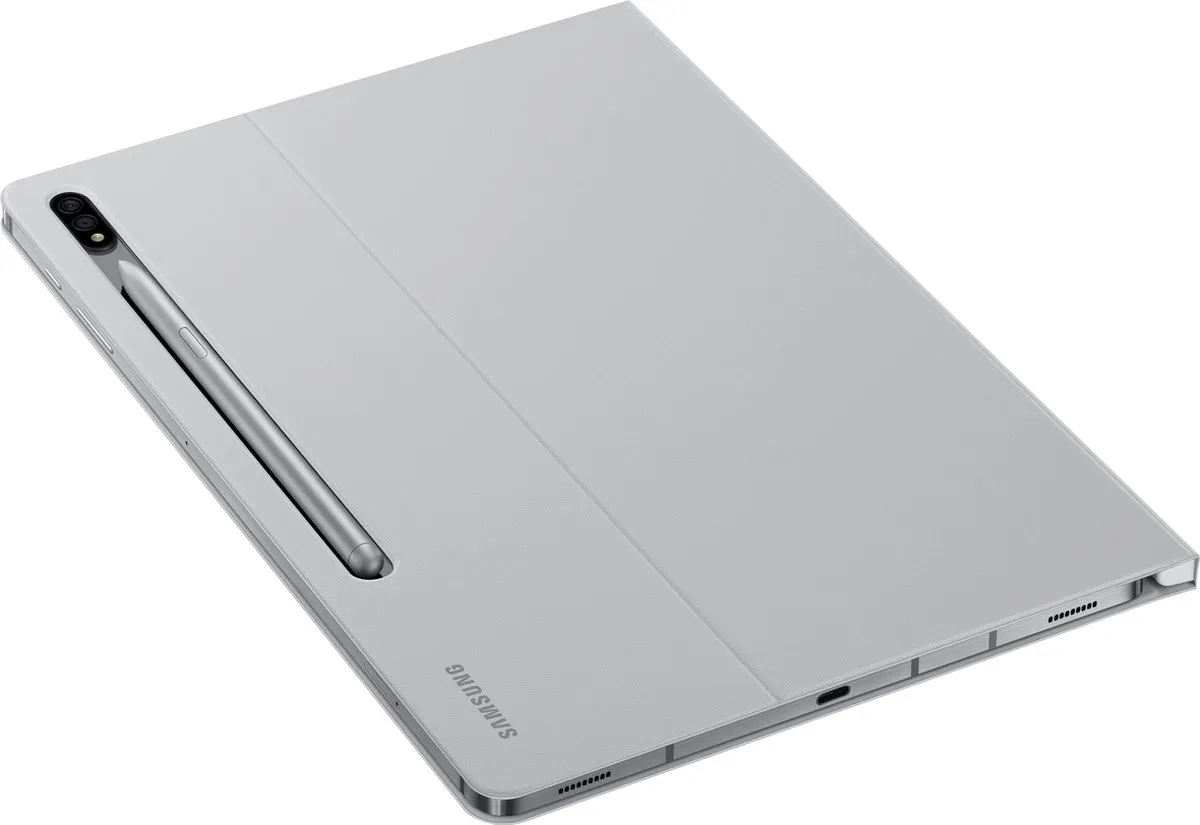 Samsung Book Cover Galaxy Tab S7+ - Grijs - afbeelding 6 van 6
