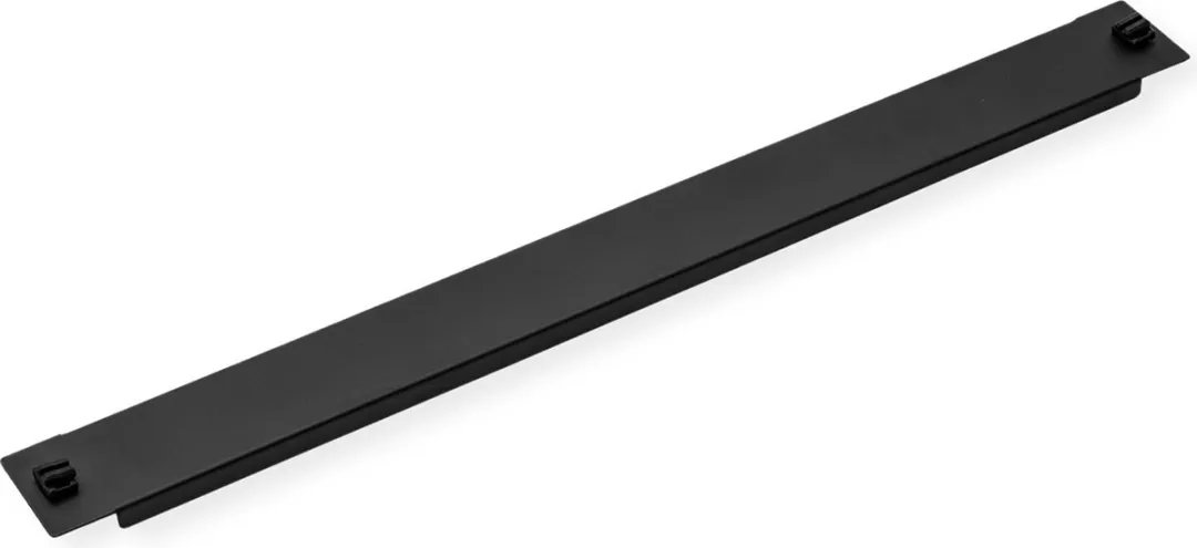 Value 19" Blindplaat snap-in 1 HE - Zwart
