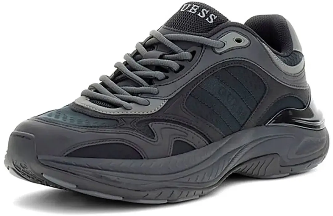Guess Squan Sneakers - Zwart - afbeelding 2 van 4
