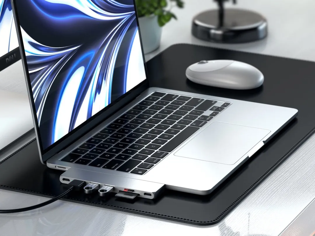 Satechi USB-C Pro Hub Slim Adapter - Grijs