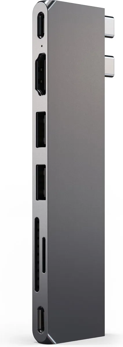 Satechi USB-C Pro Hub Slim Adapter - Grijs