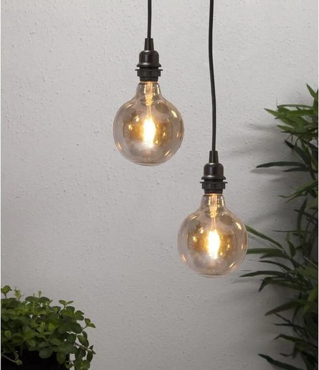 Star Trading Ute Kabel Hanglamp E27 - 2.5m - Zwart