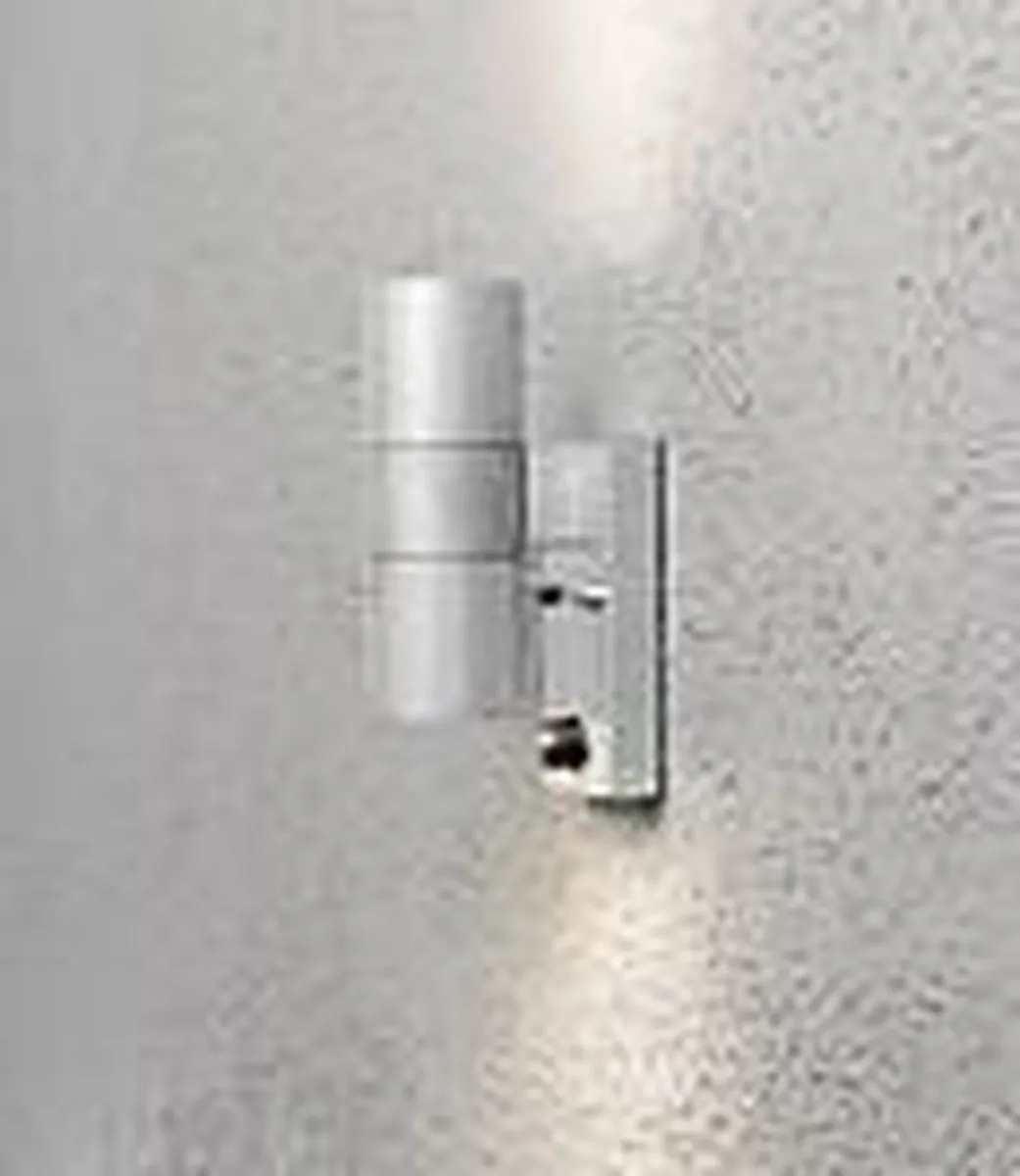 Konstsmide Modena Wandspot Twin 23cm - GU10 - 2x70W - Zink - afbeelding 6 van 6