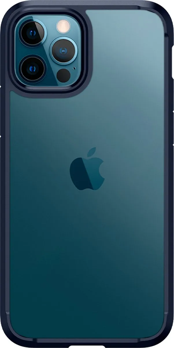 Spigen Ultra Hybrid ACS02251 Hoesje - iPhone 12/12 Pro - Blauw