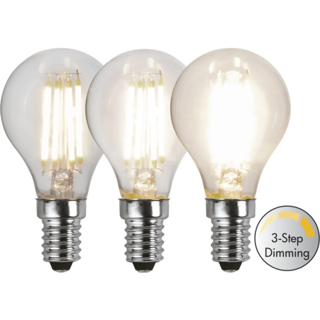 Star Trading E14 Filamentbol 4.2W Warm Wit 3000K - 5 Stuks