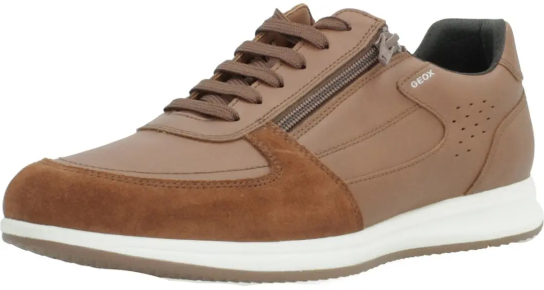 Geox Avery Heren Sneakers - Bruin - EU 43 - afbeelding 2 van 6