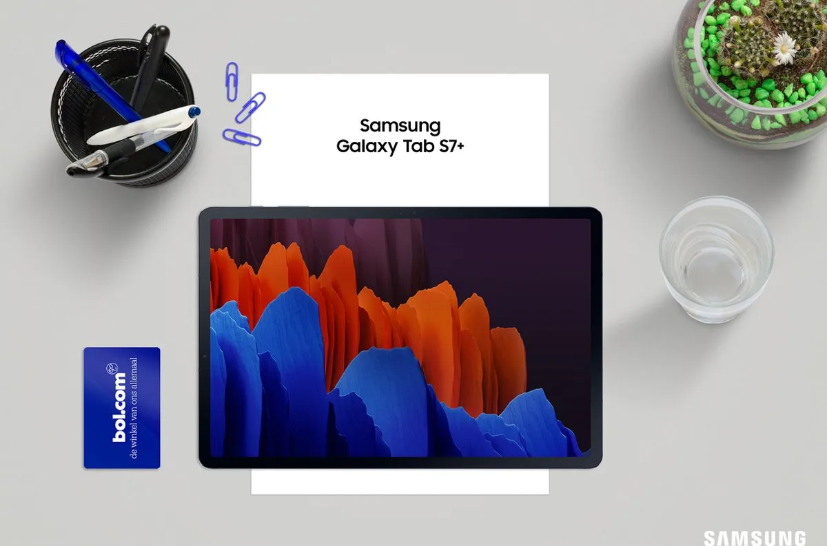 Samsung Galaxy Tab S7+ SM-T976BZKAEUB - 128GB - Zwart