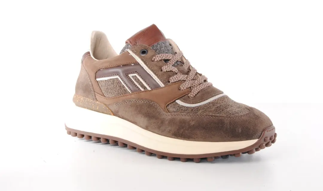 Floris van Bommel NOPPI 29.77 Lage Sneakers - Bruin - 46 - afbeelding 3 van 6