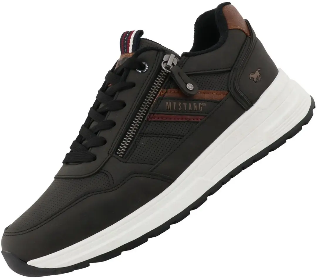 Mustang herensneaker zwart 15M0171001