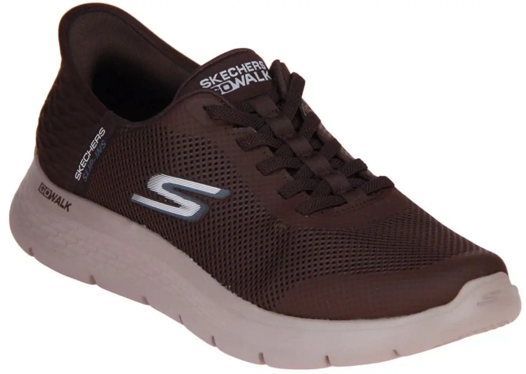 Skechers GO WALK Flex Hands Up Instappers - Chocolate - afbeelding 5 van 6
