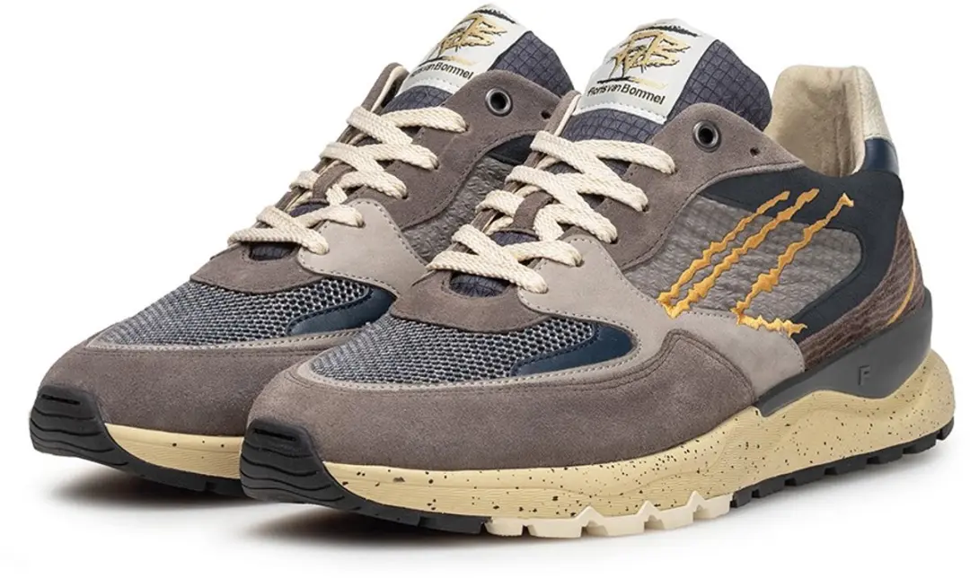 Floris van Bommel De Treener 06.10 Sneakers - Grijs - afbeelding 2 van 6
