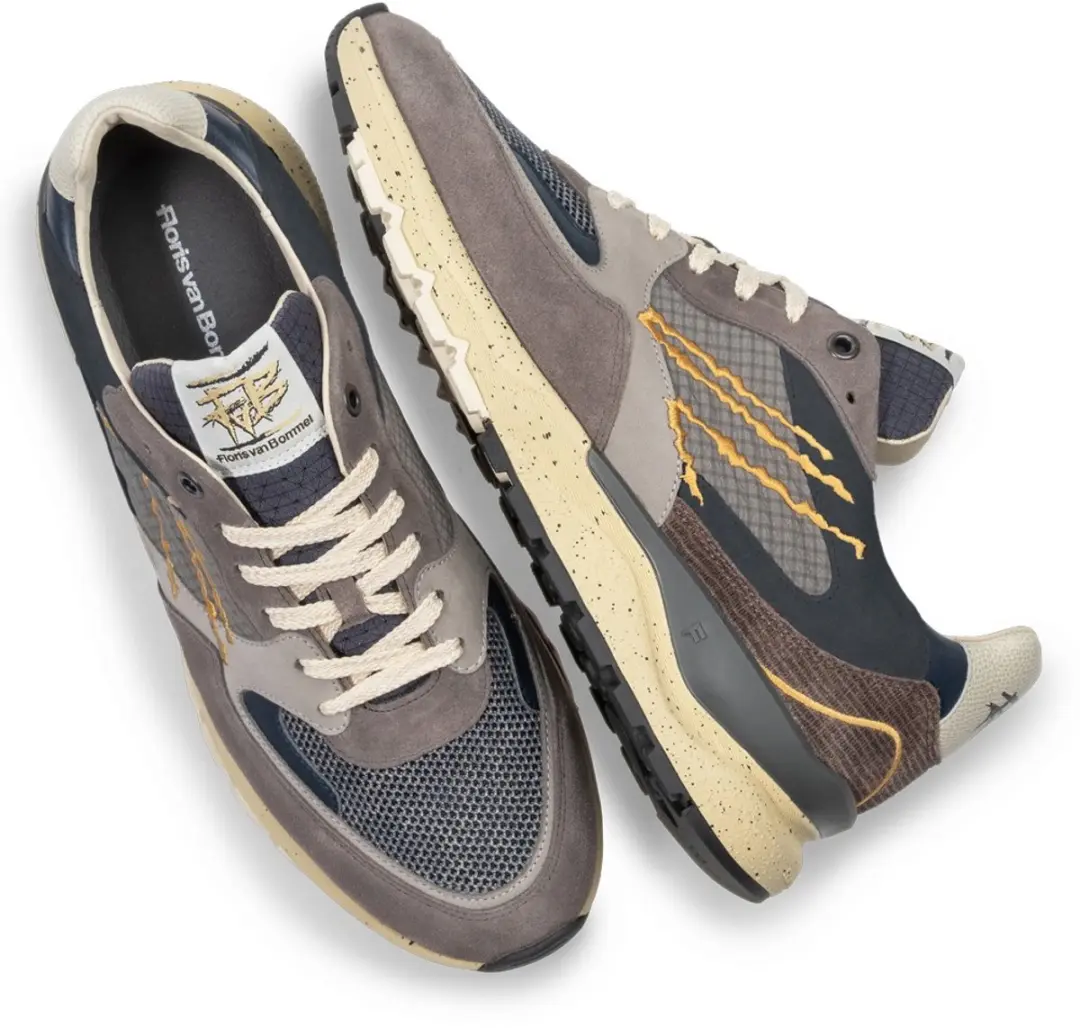 Floris van Bommel De Treener 06.10 Sneakers - Grijs - afbeelding 4 van 6