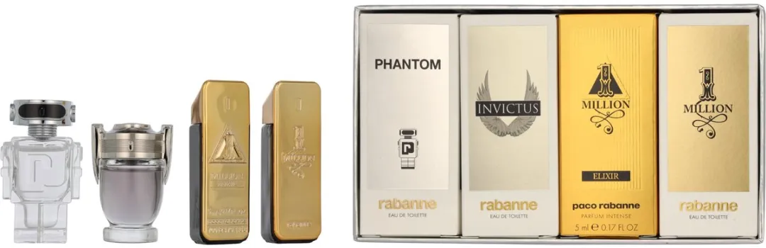 Paco Rabanne Travel Retail Exclusive Giftset - 1 Million & Invictus & Phantom EDT
