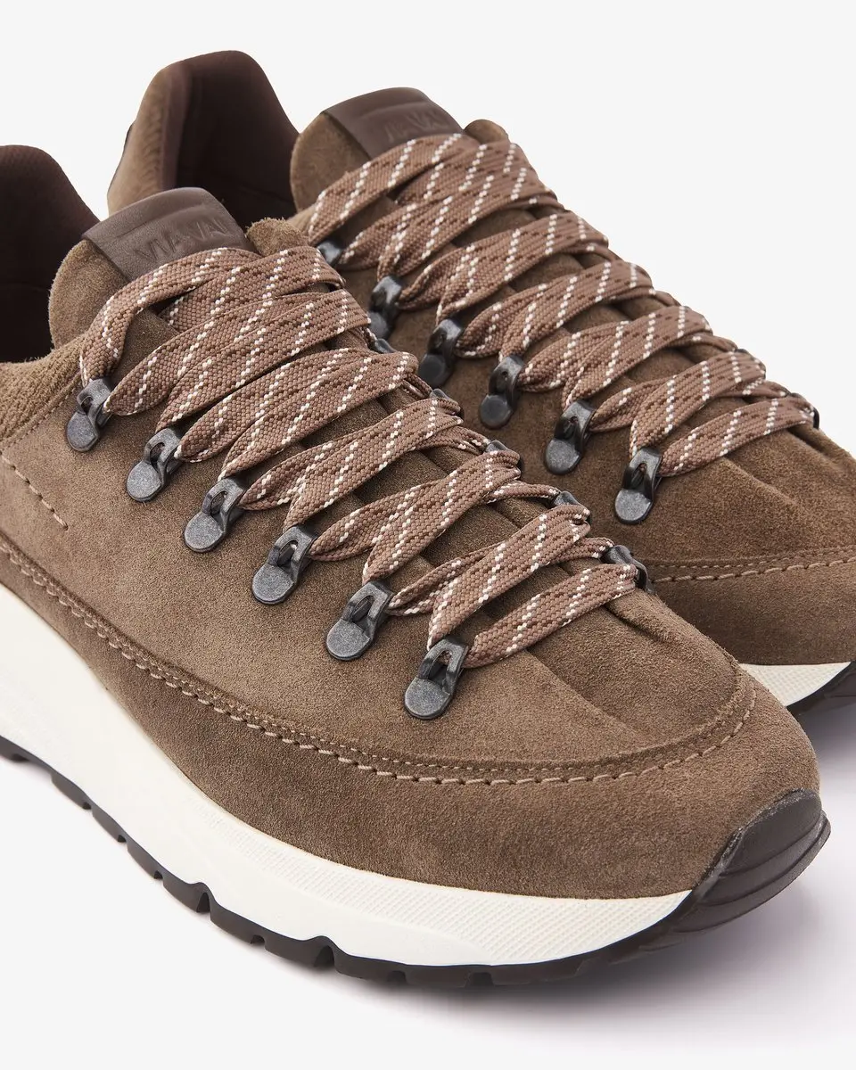 VIA VAI Owen Spencer Heren Sneakers - Suède - Bruin - afbeelding 6 van 6