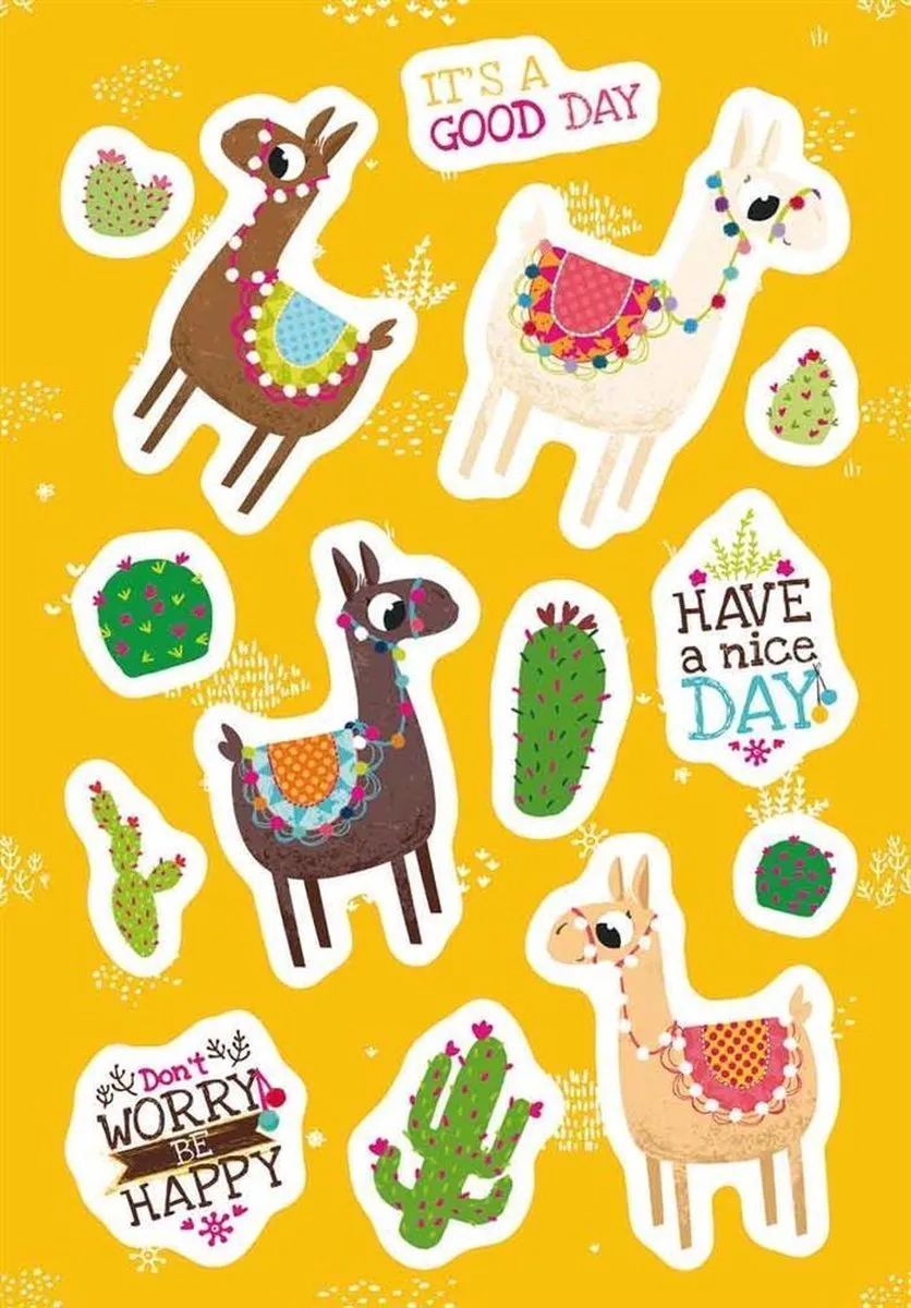 Herma Alpaca Junior Stickerblad 16x9cm