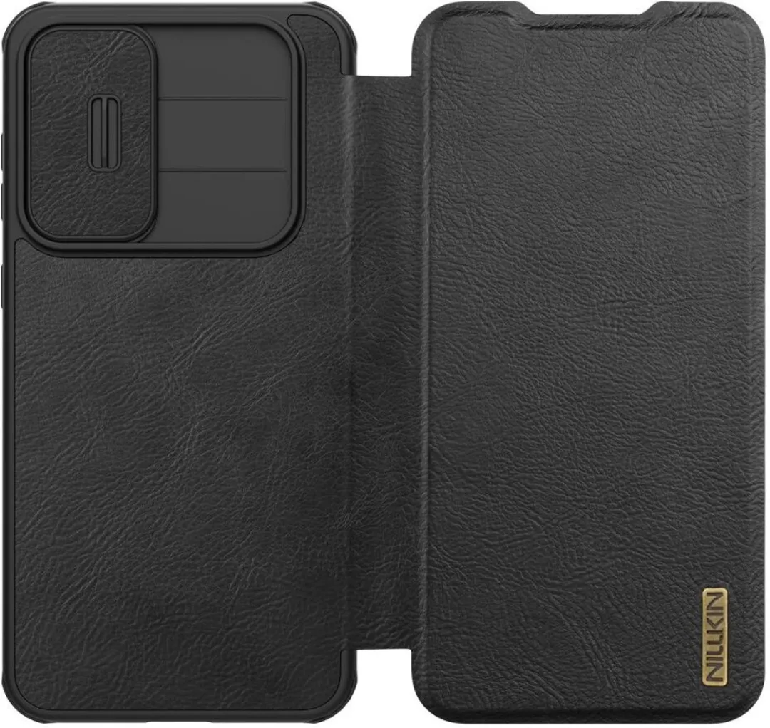 Nillkin Qin Pro Hoesje Samsung Galaxy A56 - Book Case Zwart - afbeelding 6 van 6