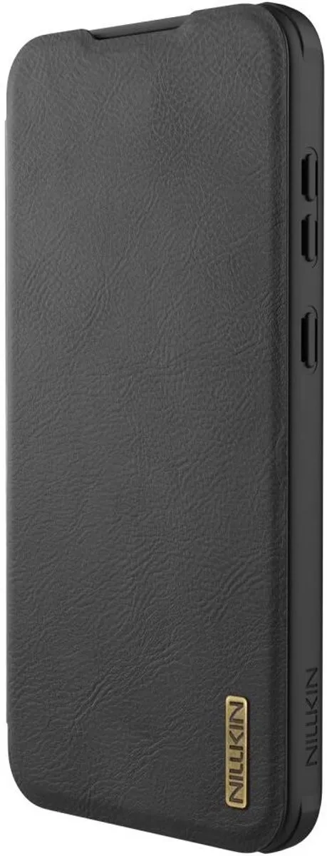 Nillkin Qin Pro Hoesje Samsung Galaxy A56 - Book Case Zwart